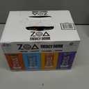 ZOA Zero Sugar Energy Drink Variety Pack, four Flavors, 12 Pack, 12 Fl Oz | Better for You Sugar Free Energy Drink with Plant Based Caffeine, Electrolytes, Vitamin B and C helping support hydration, BBD: 08/04/2026