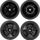 Front & Rear Wheel Kit for Honda HRN216 Lawnmower  2 Front Wheels (44710-VR8-N00ZA) & 2 Rear Wheels (42710-VR8-N00ZA), OEM Genuine Replacement