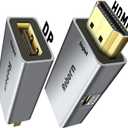 Reborn HDMI to DisplayPort Adapter | 4K@60Hz HDMI (Source) 2.0 Male to DP (Display) 1.2 Female Converter [1Pack] Display Port Adapter Compatible with Laptop,AMD,NVIDIA,PS5,Xbox and More