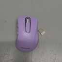 memzuoix 2.4G Wireless Mouse, 1400 DPI Computer Mice with USB Receiver, Portable Wireless USB Mouse Battery Powered Cordless Mice for Laptop, PC, Desktop, 5 Buttons (Lilac)