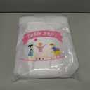 leegleri 72Inch White Tutu Table Skirt for Rectangle&Round Tables-Tulle Curly Willow Table Skirt Decorations, White Ruffle Tablecloth for Wedding Bridal Shower Birthday Party Decorations (15" x 10.6" (Rectangle;Round;Square))