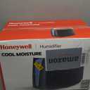 Honeywell Cool Moisture Humidifier, Medium Room, 1.1 Gallon Tank, Black  Invisible Moisture Humidifier for Baby, Kids, Adult Bedrooms  Quiet and Easy to Clean with UV Technology for Everyday Comfort