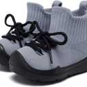 MORENDL Baby Sock Shoes Toddler Sneakers Infant Tennis Slip On Walking Shoes Boys & Girls Non-Slip Slippers, 125