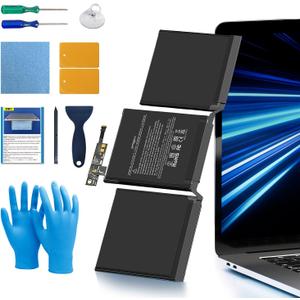 Battery A1713 for MacBook Pro 13 Inch A1708 Late 2016 Mid 2017 EMC 2978 3164, Replacement Battery A2171 for MacBook Pro 13 Inch A2159 (2019) A2289 (2020) A2338 (2020)