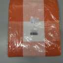 KOZYFLY Buffalo Plaid Rug 27.5x43 Inches Orange and White Checke Rug Halloween Fall Door Mat Cotton Washable Area Rugs Door Mat Outdoor Entrance for Front Porch Entryway Fall Farmhouse