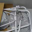 Medline 3-in-1 Steel Folding Bedside Commode, Removable Bucket & Seat, Gray
