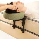 Massage Headrest for Bed, Adjustable Massage Face Cradle at Home, Portable Massage Table Kit for Sleeping Mattress, Face Down Pillow After Eye Surgery (Basic Set)