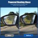 Driver Side Mirror Assembly Compatible with Honda Civic 2022-2025 Heated with Blind Spot Monitor, Power Adjustable Glass Replace 76258T20A21 HO1320351 (7Pin Left)