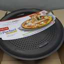 GoodCook AirPerfect Nonstick 16 Pizza Pan  Pizza Tray for Oven, Perforated Round Pizza Pan, Carbon Steel Baking Pan, Homemade, Frozen & Leftover Slices (Gray)