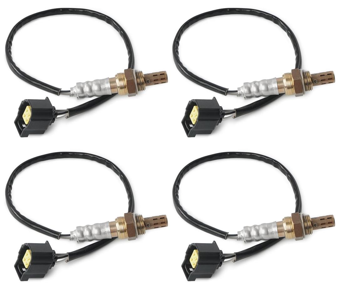 4Pcs Oxygen Sensor Upstream Downstream O2 Sensor Compatible with Chrysler 300 Town & Country, Jeep Grand Cherokee Wrangler, Dodge Durango Dokota Charger Ram 1500 2500 3500 Replace 234-4587 250-24253