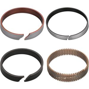 Piston Ring Set Compatible with Chevy GM LS Gen III IV 4.8L & 5.3L V8 Engines 1999-2016 - LC9 L33 LM7 LR4 L59 LS4 LY2 LMG 3.78in STD Moly Replace# 2M4978 41859CP C96008