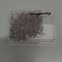 Shapenty Surgical Brass Ball Coil Fish Earring Hooks Clasp Hypo-allergenic Ear Wire Bead Connector Hooks with Large Loop for DIY Jewelry Finding Making, 100PCS/50Pairs (Copper)