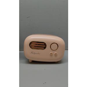 Retro Radio Shape Tissue Cover Box, Practical and Cute for Kitchen,Bathroom Vanity Countertops, Bedroom Dressers,Night Stands, Desks and Tables, Creative Gift (Retro Radio Pink)