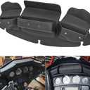 H RUO 3 Pocket Windshield Bag Batwing Fairing Bag Pouch Fit for Harley Touring Street Glide Electra Glide Tri Glide Ultra Limited FLHX FLHXST FLHXS 2014-2024
