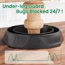 Bed Bug Interceptors, 4 Pack Bed Bug Traps, Insect Detector for Bed, Sofa & All Furniture. 24/7 Monitor, 360 Protection for Your Family's Peaceful Sleep, Black