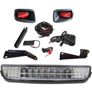 EZ-GO TXT LED Light Bar Kit with Turn Signals, Hazard Flasher, Horn and Brake fits EZGO TXT Gas&Electric Golf cart (Years 1994.5-2013)