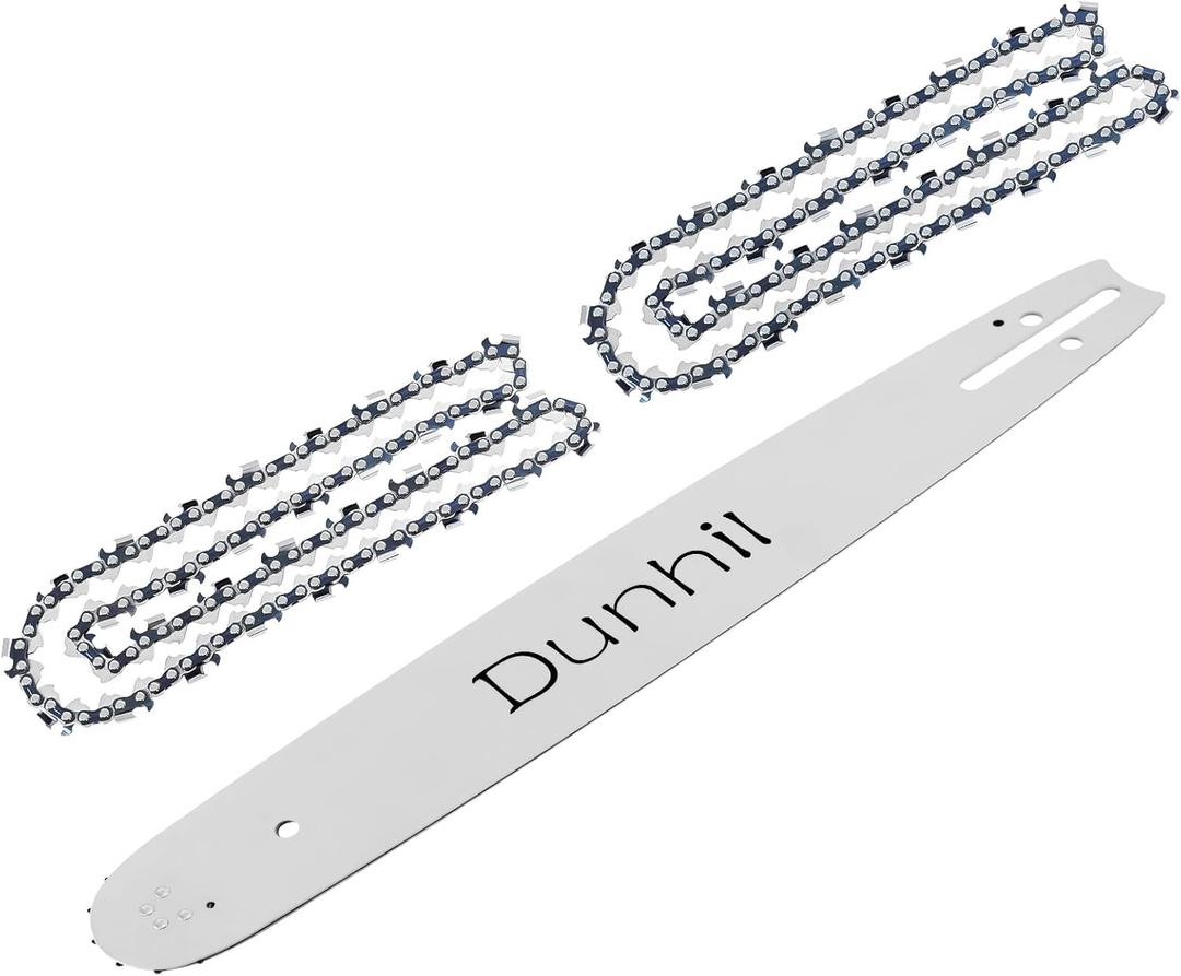 2 pack 16-Inch 3/8 043 55dl Chainsaw Chain and Bar, Fits for Stihl MS170 MS171 MS180c 017 009 019 023 PM400 61 PMM3 55 R55 36100050055