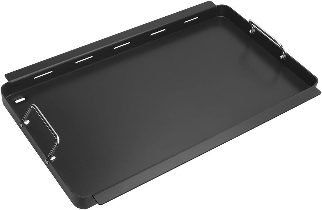 Full-Size Griddle Inserts for Charbroil Commercial Tru Infrared, Flat Top Plate for Charbroil 463276016, 466242715, 466242815, 463257520 463436215 463439915 Grills, Replace for G533-0009-W1 Grates (17" x 26.4" x 2")