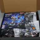 Robot Building Toy with Lights, 5 in 1 Robotic Building Set with APP & Remote Control, RC Tech Tracked Tank Car Fighter Jet Model Kit 795 PCS, Educational Gift for Kids Boys Girls Ages 14+