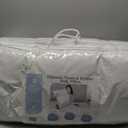 White Goose Feather and Down Body Pillow Pillows Size 20 Inches x 72 Inches