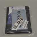 NIGHTON Portable Blackout Curtains 54"70", Strong Hook and Loop Tape Strips with Adhesive, Cuttable Blackout Window Cover, 100% Black Out Material Blinds for Baby Nursery or Travel - Black