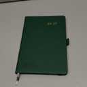 2026-2027 Planner - Academic Planner 2026-2027 Weekly Monthly Planner, July 2026 - June 2027, 5.7'' x 8.4'', Thick Paper, Leather Cover, Pen Holder, Back Pocket, Perfect Daily Organizer - Dark Green