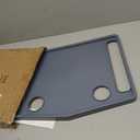 Bluestone Walker Tray Table with 2 Cup Holders, Gray