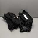 MOON LENCE Portable Camping Chair Backpacking Chair - The 4th Generation Ultralight Folding Chair - Compact, Lightweight Foldable Chairs for Hiking Mountaineering, Beach (Black-2 Pack-below 180 Lbs for Comfort Use)