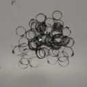 kimllier 50pcs 1 Inch Cinch Clamps, Stainless Steel Fittings Crimp Rings Pinch Clamps for Tubing Hose Fitting Connections 25.4-28.5mm