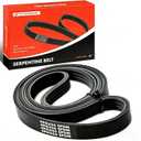 A-Premium 46.5 Inch Engine Serpentine Drive Belt Compatible with Toyota Yaris 2006-2012, Echo 2000-2005, 1.5L