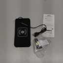 POLMXS Wireless Charger Car Charging pad 15W Fast Wireless Phone Charger Cell Phone Flat Charging mat Compatible with iPhone 11/12/12/14/15 Galaxy S21/S22/S23/24 NOTE10(C3Y)