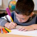 2 x Sensory Chew Pencil Topper, Sensory Silicone Chew Pencil Topper for Autistic Chewers, ADHD, SPD, Oral Motor Stimulation, 6 Colors (Color 1)