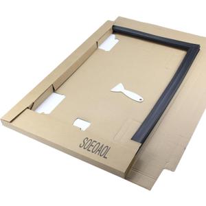 Upgraded 241872509 Freezer Door Gasket, Refrigerator Door Gasket 1379485 240542109 240542121 AP4315906 for compatible with Electrolux, Frigidaire,【Black】