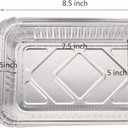 Waytiffer 20Pack Drip Pans Compatible with Weber Grills Spirit Gas Grills, Q Grills, Genesis and Genesis II LX 200 300 Series,Disposable Aluminum Foil BBQ Grease Trays, 8.5 x 6 Inch