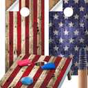 Feifeiya 2 Pcs Cornhole Wraps for Boards 24.5" x 48.5" Vinyl Decals and Wraps Festival Carnival Game Bean Bag Toss Game Stickers for Corn Hole Indoor Outdoor Use