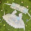 17cm Doll Clothes Set & Outfit Set for 17cm Dolls - Premium Fashion Dresses with Accessories, Luxury Chic Doll Clothing & Style Bundle Tartan Blue