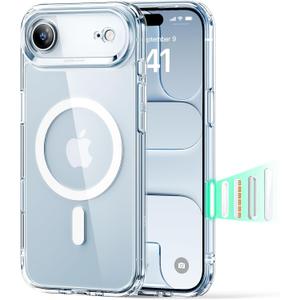 ESR for iPhone Air Case, Camera Control Cover, Compatible with MagSafe, Shockproof Military-Grade Protection, Magnetic Phone Case for iPhone Air, Classic Hybrid Case, Clear