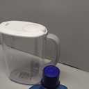 PUR 7-Cup Water Filter Pitcher, Cleaner, Great-Tasting Water, Dishwasher Safe, Powerful, Faster Filtration, LockFit Cap Design - White