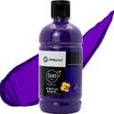 Artecho Purple Acrylic Paint - Large Bottle 500ml / 17oz, Craft Paint for Canvas, Rocks, Wood, Fabric, Ceramic, Non-Toxic