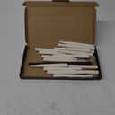 Floating Candles with Wand, 18pcs Hanging Candles Christmas, Warm LED Flickering Flameless Taper Candle with Remote, 6.7in Battery Operated Magic Candle for Home Party Christmas Decorations