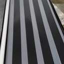 ChrisDowa Cordless Zebra Blinds for Windows, Dual Layer Free-Stop Light Filtering Window Roller Shades, Pull Down Privacy Zebra Shades for Home, Office, Bedroom, Door (71" W x 72" H, Black)