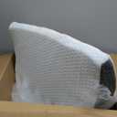 Wedge Pillow for Sleeping & Resting, 24"x24"x10" Memory Foam Cushion with Grey and White Patterned Polyester Cover, Ideal for Bedroom & Living Room  Comfortable Support for Adults