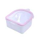 1 Piece Nail Soaking Bowl Nail Remover Soaking Bowl Soaking Soak Bowl Nail Art Polish Remove Wash Soaker Tray Manicure Spa Tool Manicure Treatment Remover, Pink