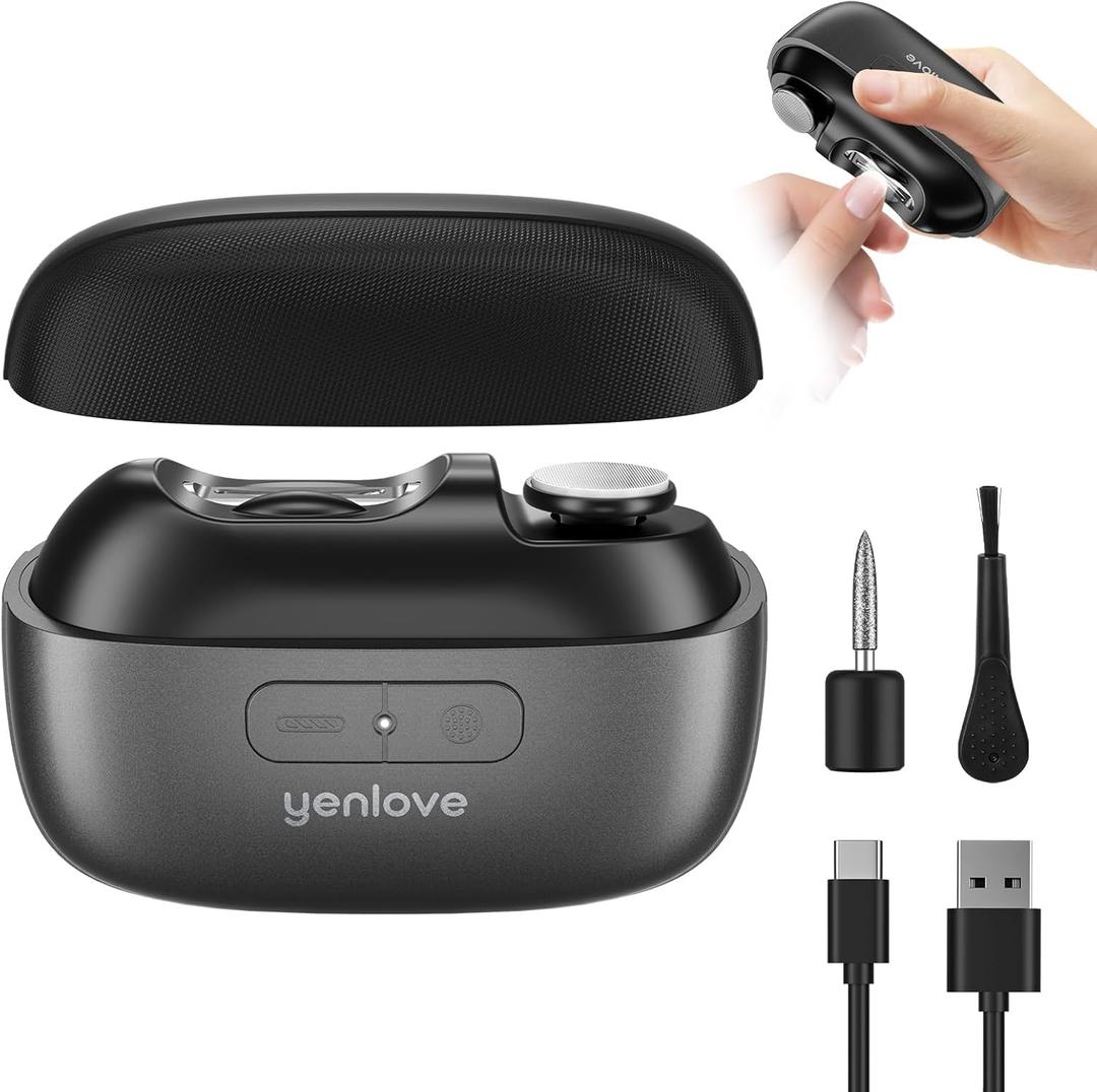 Electric Nail Clippers,3 in 1 Electric Nail Trimmer with Polisher,Automatic Fingernail Trimmer Nail Clipper for Men, Kids, Seniors and Adults