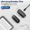 DATAFY Remote Control Page Turner for Kindle Paperwhite Oasis Kobo eReaders, Camera Camcorder Remote Controls, Page Turner Clicker for ipad Tablets Reading Novels with Wrist Strap Storage Bag