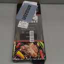 31pcs BBQ Grill Accessories Set for Men Dad, Heavy Duty Grilling Tools Gifts for Valentines Day, Stainless Steel BBQ Utensils Kit with Mats, Grill Brush in Carrying Bag Black