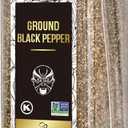 Soeos Table Ground Black Pepper, 18 oz (510g) Non-GMO, Freshly Peppercorn Powder Bulk, Packed to Keep Peppers Fresh, Ready to Use Peppercorns for Refill, Regular (EXP 01/15/27)