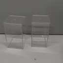 STORi Clear Plastic Stackable Display Case with Lid, Set of 2, Store Figurines, and Plush Collectibles, Box for Action Figures, Made in USA