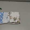 DriftAway Watercolor Floral Botanical Lined Thermal Insulated Window Curtain Valance Rod Pocket 52 Inch by 14 Inch Plus 2 Inch Header Beige 1 Pack