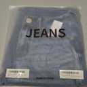 OFLUCK Women's Wide Leg Jeans Mid High Waisted Boyfriend Jeans Straight Leg Loose Fit Denim Pants (Brown, S)